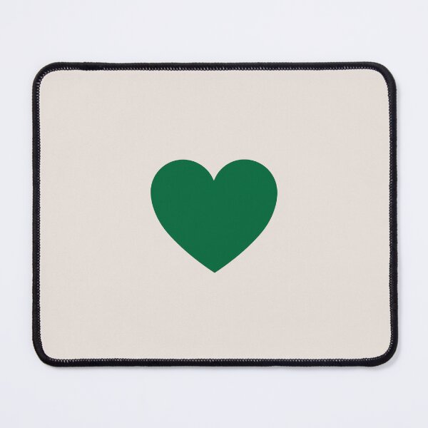 Item preview, Christmas Green Heart Minimal Love Symbol designed and sold by GemsAnatomy.