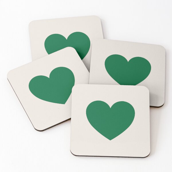 Item preview, Christmas Green Heart Minimal Love Symbol designed and sold by GemsAnatomy.