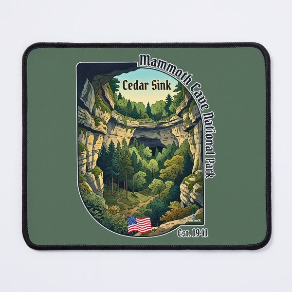 Item preview, Cedar Sink Mammoth Cave Sticker designed and sold by EvergreenPark - Tee Studio.