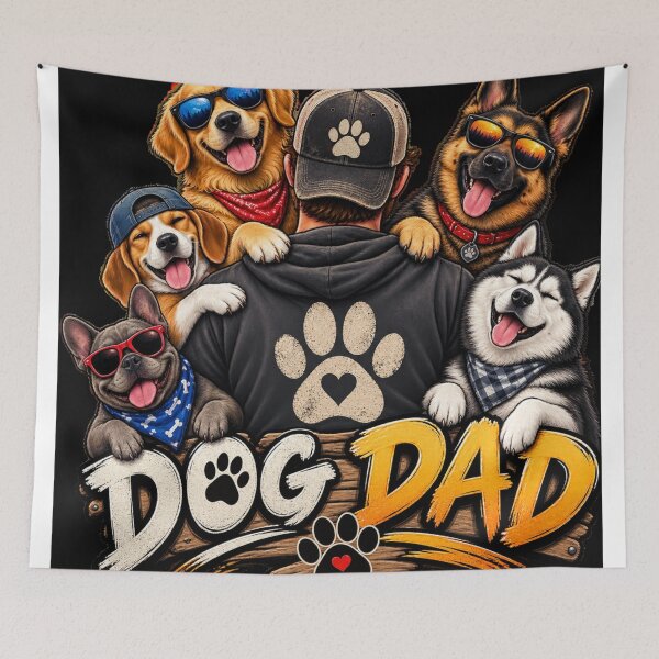 Item preview, Dog Dad Shirt – Funny Dog Lover Gift for Proud Dog Dads, Pet Dad & Dog Father designed and sold by artistezone.