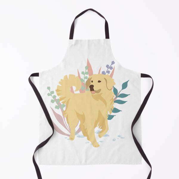 Item preview, Botanical Golden Retriever Dog designed and sold by IvysCreativityHouse.