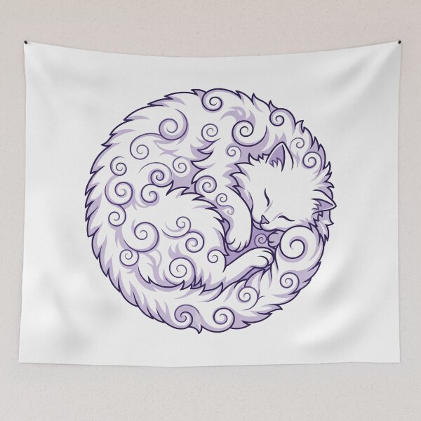 Item preview, Simple Circle Cat Line Art designed and sold by Bad-Decisions-Designs.