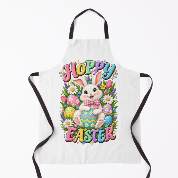 Item preview, Hoppy Easter Bunny in Colorful Spring Garden designed and sold by Kolibra.
