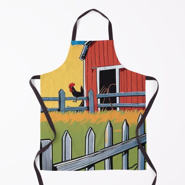 Item preview, Art - Simplified Rural Farm, Franco-Belgian Comic Strip Aesthetic designed and sold by World-Pets.