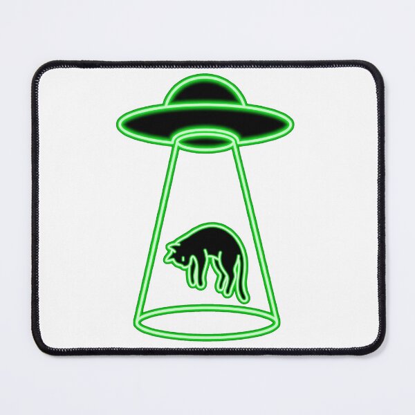 Item preview, Cat Alien UFO Abduction designed and sold by Bad-Decisions-Designs.