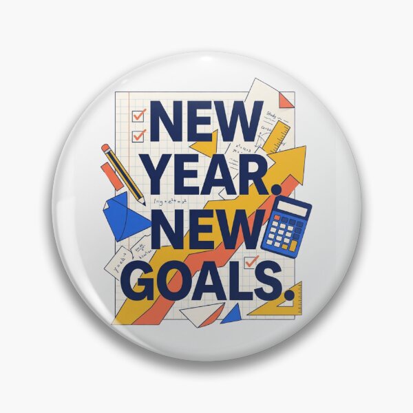 Item preview, New Year New Goals | Back to School Student Motivation Design designed and sold by Amr Darwish Graphic designer.