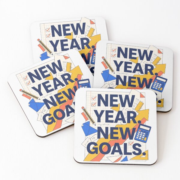 Item preview, New Year New Goals | Back to School Student Motivation Design designed and sold by Amr Darwish Graphic designer.