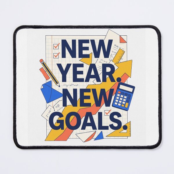 Item preview, New Year New Goals | Back to School Student Motivation Design designed and sold by Amr Darwish Graphic designer.