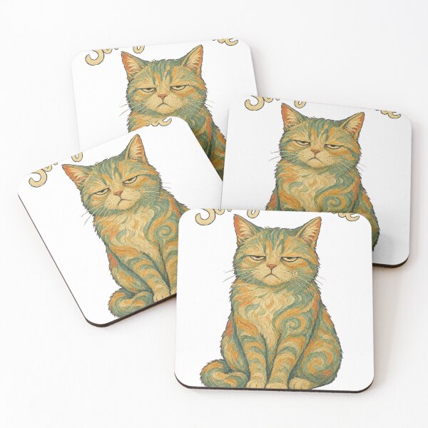 Item preview, Sorry I'm Late I Didn't Want to Come Bored Cat T-Shirt designed and sold by KIDEnia.