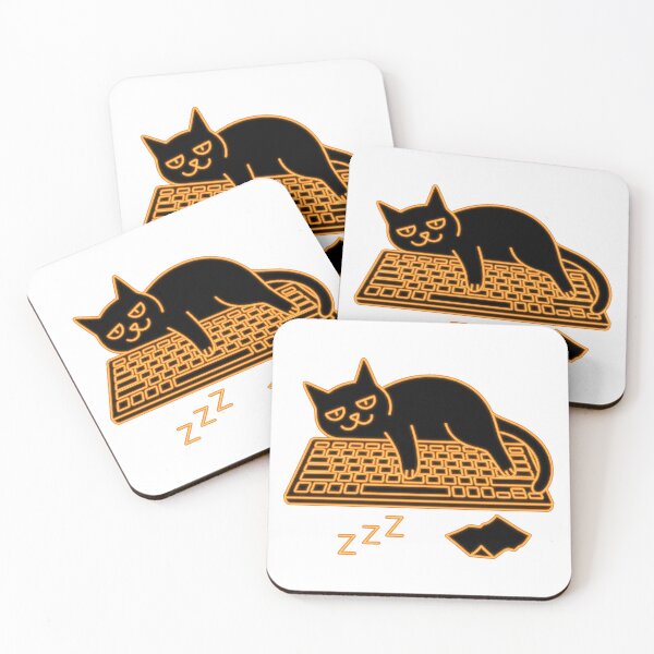 Item preview, Tired Cat Nap Line Art designed and sold by Bad-Decisions-Designs.