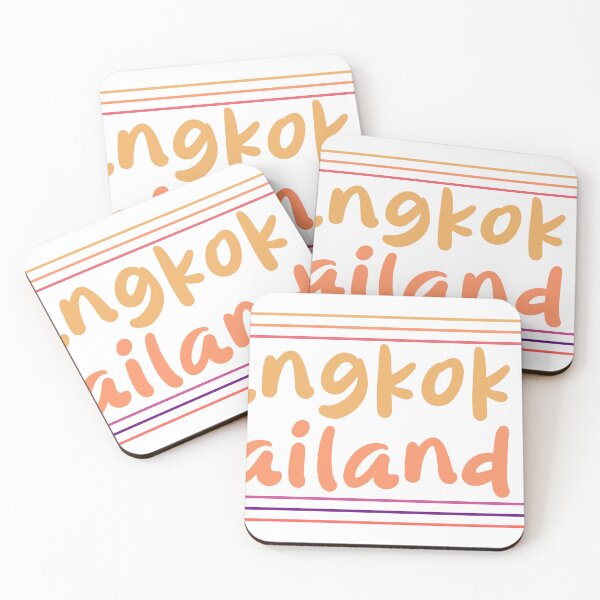 Item preview, Bangkok Thailand City Marked On Country Map designed and sold by TheIconSmith.