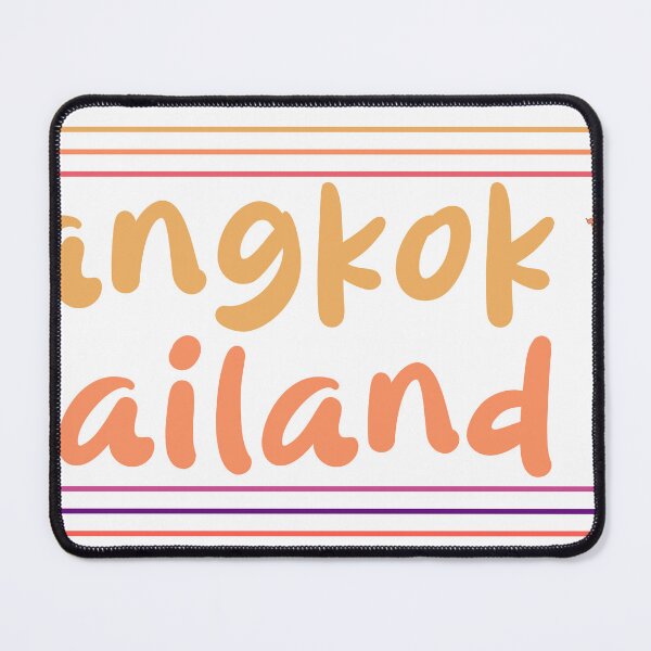 Item preview, Bangkok Thailand City Marked On Country Map designed and sold by TheIconSmith.