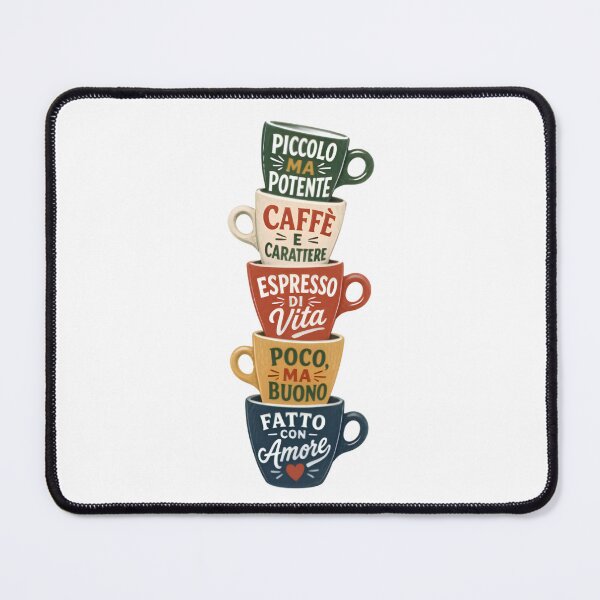 Item preview, Italian Espresso Cups Stack Cafe Quotes Vintage T-Shirt designed and sold by FestivityFinds.