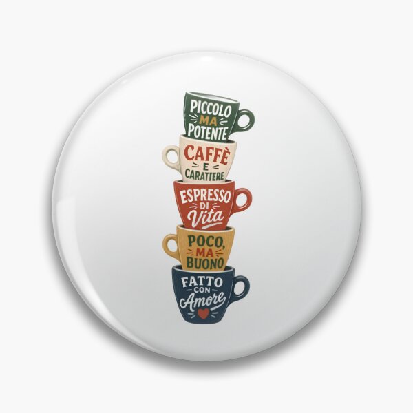 Item preview, Italian Espresso Cups Stack Cafe Quotes Vintage T-Shirt designed and sold by FestivityFinds.