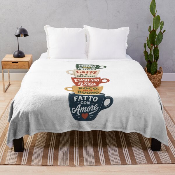Item preview, Italian Espresso Cups Stack Cafe Quotes Vintage T-Shirt designed and sold by FestivityFinds.