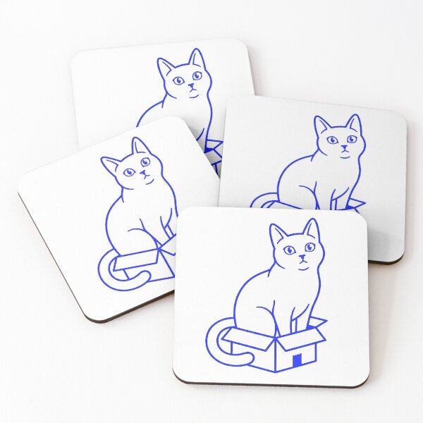 Item preview, If It Fits I Sits Box Cat designed and sold by Bad-Decisions-Designs.