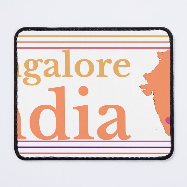 Item preview, Bangalore India City Marked On Country Map designed and sold by TheIconSmith.