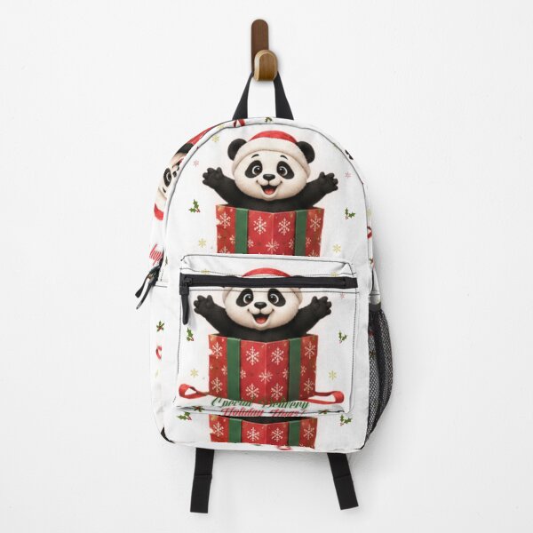 Item preview, Cute Christmas Panda Special Delivery Holiday Hugs designed and sold by EnginerdStudio.