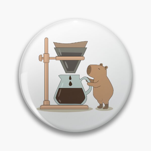 Item preview,  Capybara Pour Over Filter Coffee Maker designed and sold by TatinkaArtskill.