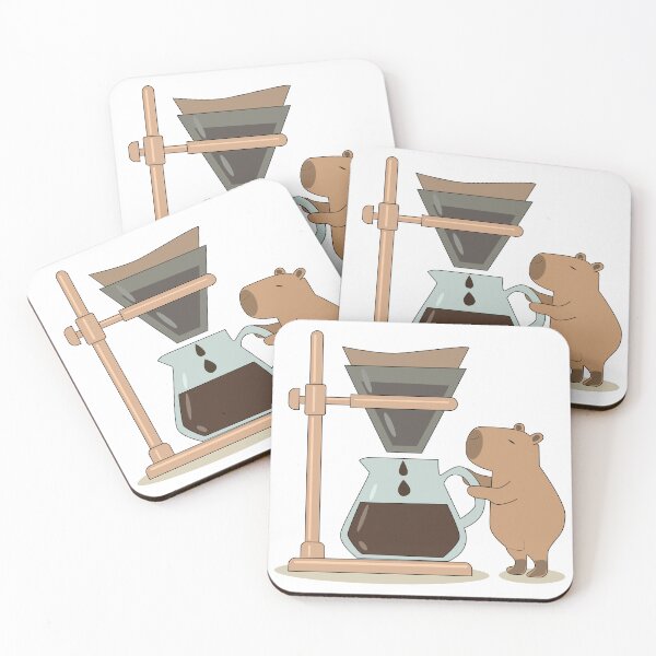 Item preview,  Capybara Pour Over Filter Coffee Maker designed and sold by TatinkaArtskill.