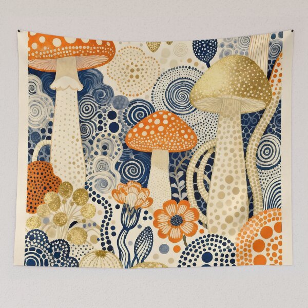 Item preview, Mushroom - Yayoi Kusama Vintage Poster designed and sold by anelishstormey.