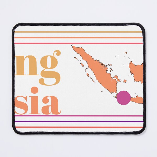 Item preview, Bandung Indonesia City Marked On Country Map designed and sold by TheIconSmith.