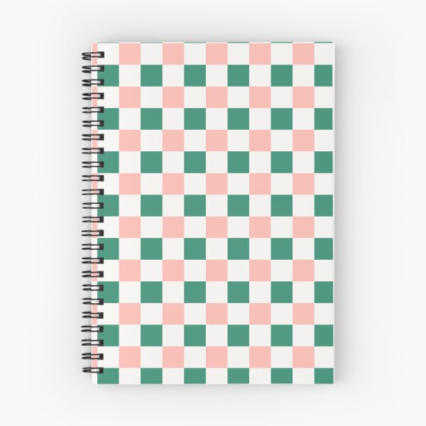 Item preview, Pastel Checkerboard Pattern Emerald Pink Gingham designed and sold by Angie-Atelier.