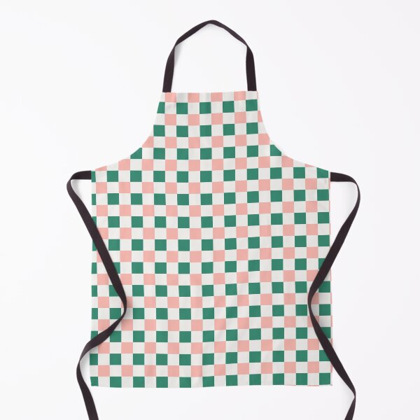 Item preview, Pastel Checkerboard Pattern Emerald Pink Gingham designed and sold by Angie-Atelier.