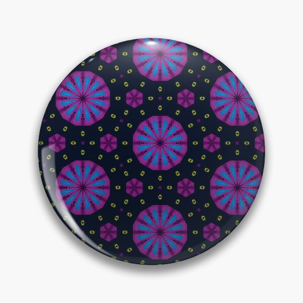 Item preview, Festive Vibes Fuchsia Flowers Pattern designed and sold by HappyHavenStu.