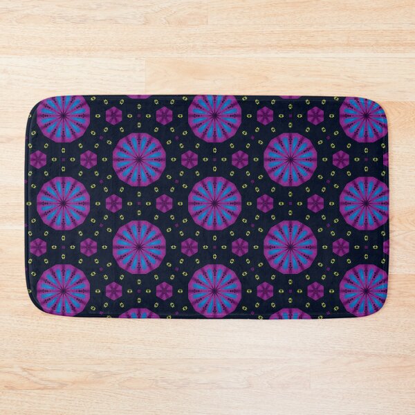 Item preview, Festive Vibes Fuchsia Flowers Pattern designed and sold by HappyHavenStu.