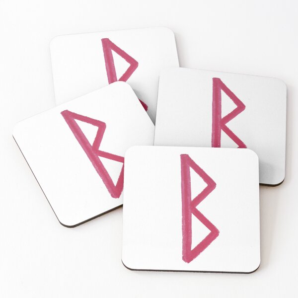Item preview, Berkana Rune Sticker – Norse Growth Symbol, Viking Birch Tree Art designed and sold by MagentaTwilight.