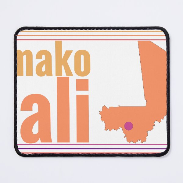 Item preview, Bamako Mali City Marked On Country Map designed and sold by TheIconSmith.