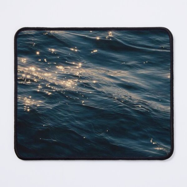 Item preview, Sunlight Sparkling Blue Ocean Waves Water Texture designed and sold by LYAN-STORE.