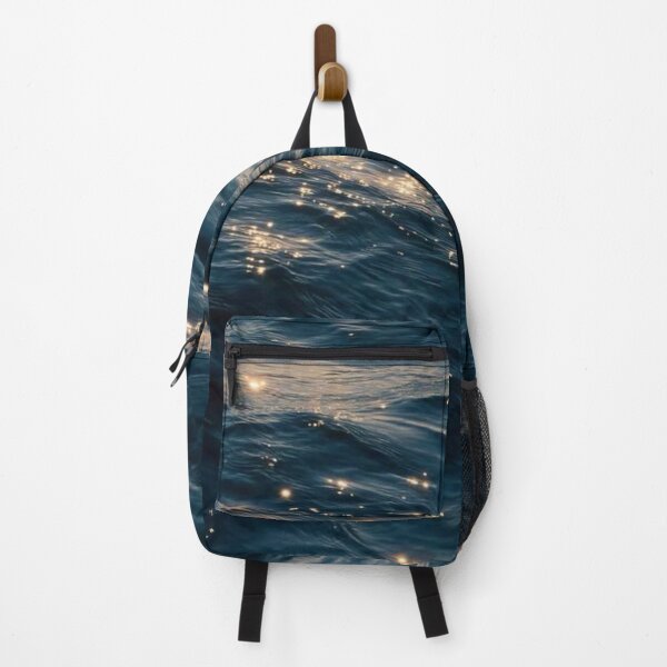 Item preview, Sunlight Sparkling Blue Ocean Waves Water Texture designed and sold by LYAN-STORE.