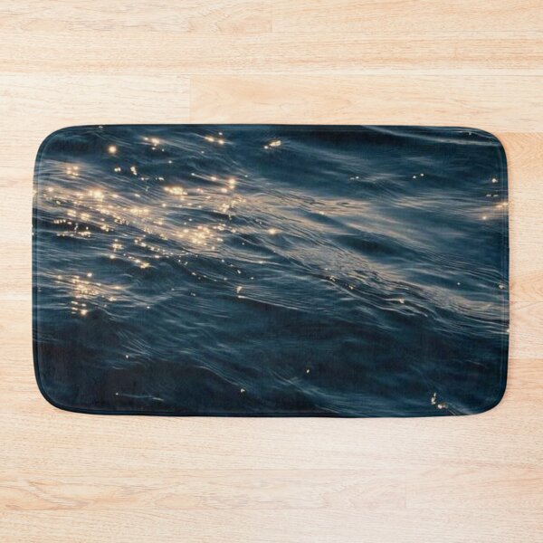 Item preview, Sunlight Sparkling Blue Ocean Waves Water Texture designed and sold by LYAN-STORE.