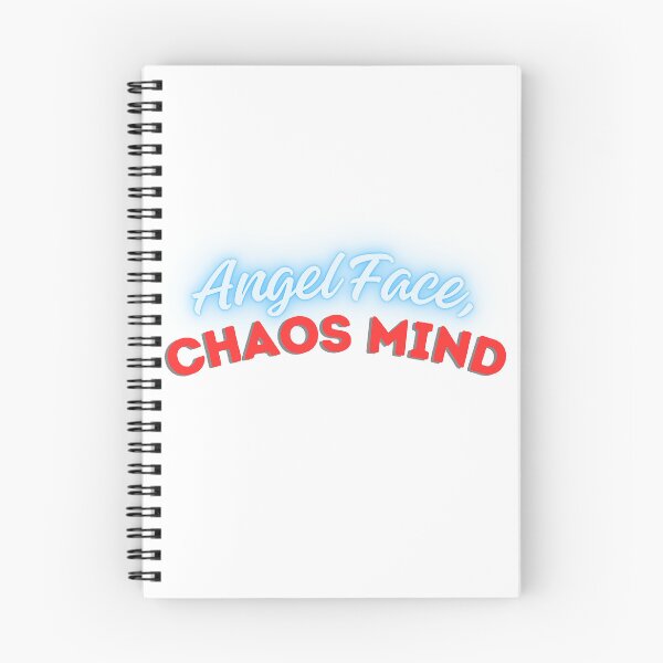 Item preview, Angel Face Chaos Mind - Aesthetic Quote designed and sold by NotYourClub.