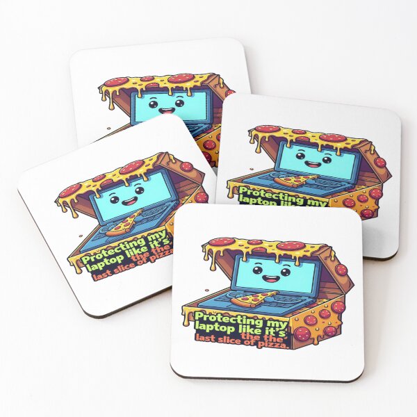 Item preview, Protecting My Laptop Like It’s the Last Slice of Pizza | Funny Pizza & Computer T-Shirt | Laptop, Tech & Food Humor Gift designed and sold by Sushikidsntoddlers.