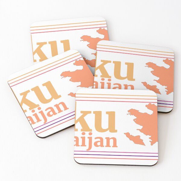 Item preview, Baku Azerbaijan City Marked On Country Map designed and sold by TheIconSmith.