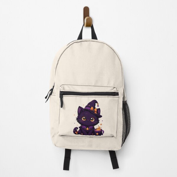Item preview, Cute Witch Cat with Cauldron - Witchy Aesthetic Black Kitten Magic designed and sold by Knacky Print.