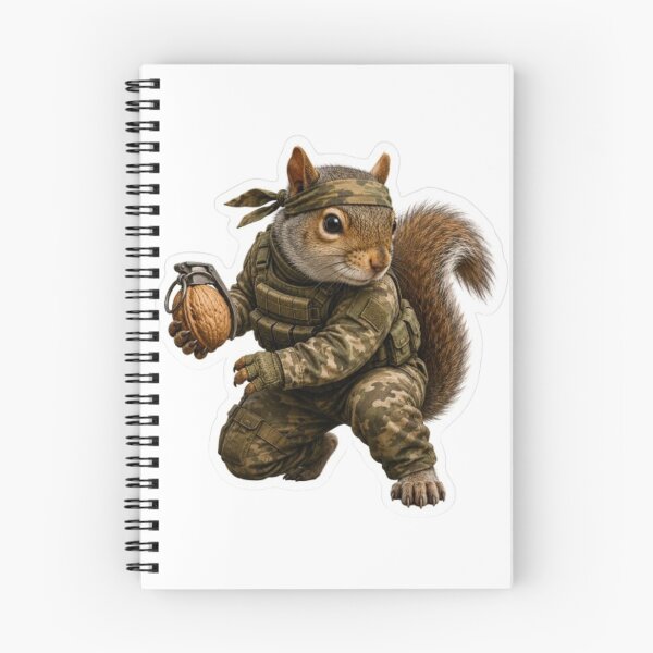 Item preview, Commando Squirrel with Walnut Grenade designed and sold by Snurly.
