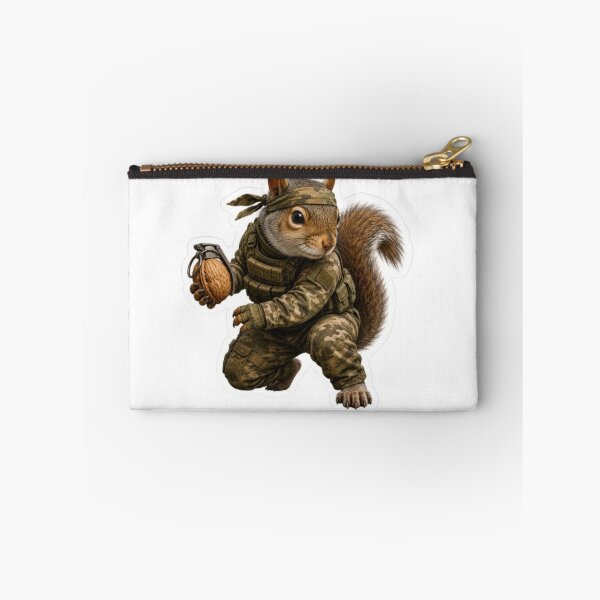 Item preview, Commando Squirrel with Walnut Grenade designed and sold by Snurly.