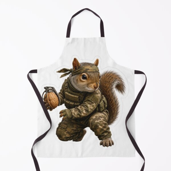 Item preview, Commando Squirrel with Walnut Grenade designed and sold by Snurly.