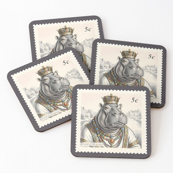 Item preview, #StampCollection - Lords & Ladies: Hippo designed and sold by Inktypolis.