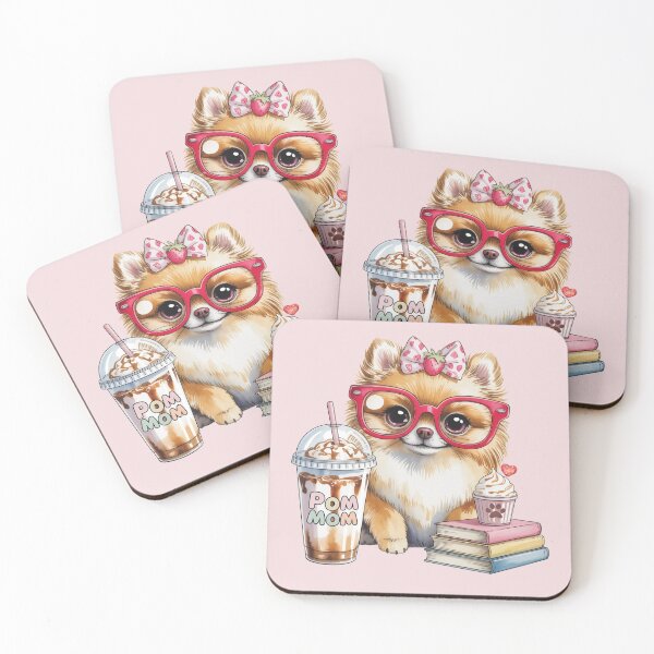 Item preview, Cute Pomeranian for Book Lover Dog Pom Mom designed and sold by Cute & Sassy Custom Gifting Boutiques.