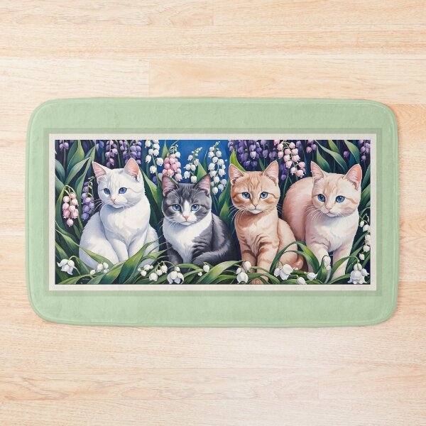 Item preview, Cats in the Garden designed and sold by Nira Dabush.