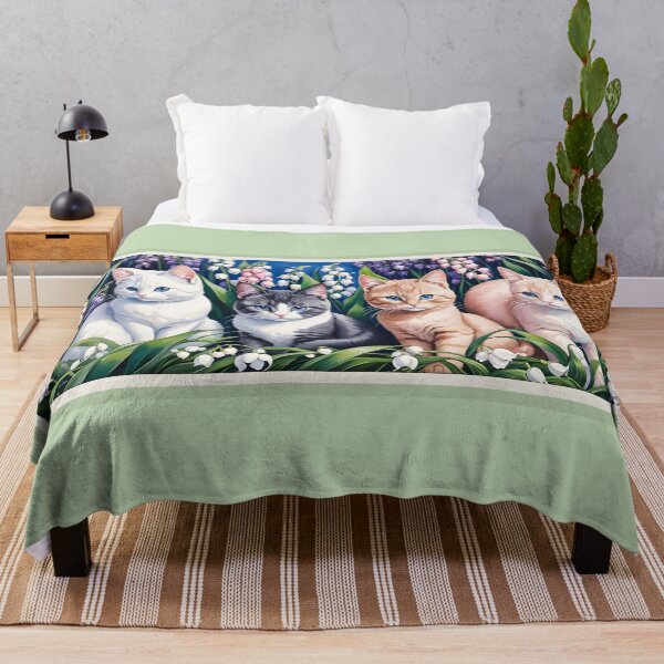 Item preview, Cats in the Garden designed and sold by Nira Dabush.