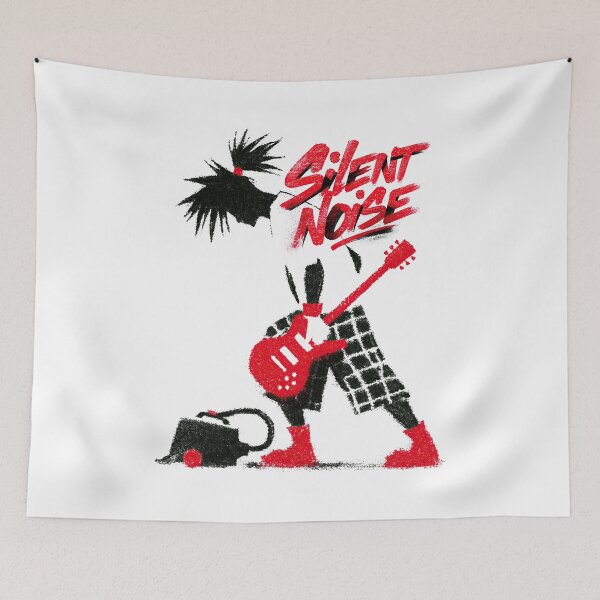 Item preview, Rock Guitarist Passionately Smashing Instrument On Stage designed and sold by EdvvinStudios.
