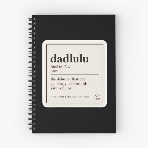 Item preview, Dadlulu Definition Funny Dad Joke Slang Dictionary Sticker designed and sold by FestivityFinds.