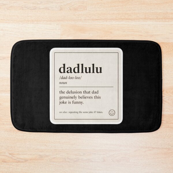 Item preview, Dadlulu Definition Funny Dad Joke Slang Dictionary Sticker designed and sold by FestivityFinds.