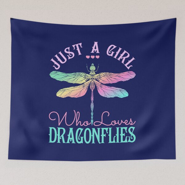 Item preview, Just a Girl Who Loves Dragonflies Dragonfly Lover designed and sold by jaygo.